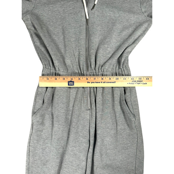 We Wore What Womens Size XS Knit Jersey Leisure Jumpsuit Heather Gray Lounge - Picture 6 of 9